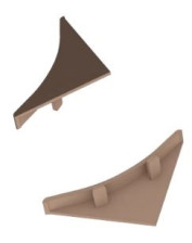 Заглушка пласт 23 мм алтея KORNER