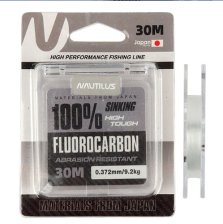 Леска Nautilus Fluorocarbon 30м/0,372мм 9,2кг прозрачная