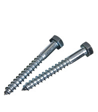 Шуруп 8,0х40 с шестигранной головкой, цинк GL 2шт