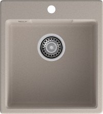Мойка 440х490 искусственный камень песочный GF-UR-644
