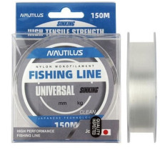 Леска Nautilus Universal 150м/0,30мм 8,3кг прозрачная