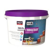 Эмаль ВД-АК-1179 универсальная глянцевая темно-коричневая RAL 8017 (1кг) ВГТ