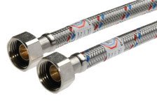 Подводка для воды 120см сталь г-г