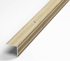 Порог Лука ПУ05 угол 1,8 м дуб петровский (R148) 20х20 мм