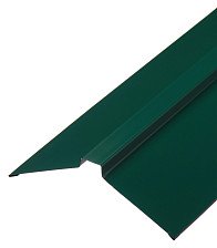 Конек фигурный л/к 150х20х40х20х150х2500 зеленый