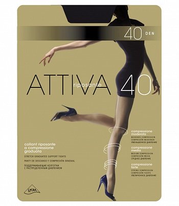 Колготки OMSA ATTIVA 40 den р4 nero