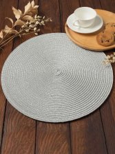 Салфетка сервировочная Доляна "Классика" 38х38, Черный