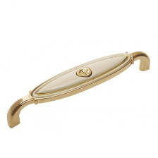 Ручка-скоба RS111GP 128мм золото