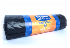 Мешки для мусора 120л 10шт НАДЕЖНЫЕ 19мкм Домашний сундук ДС-142