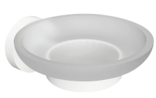 Мыльница Bemeta WHITE 104108044 стеклянная, белая