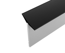 Плинтус для столешниц гибкий 4,2м черный KORNER