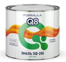 Эмаль ПФ-266 красно-коричневая (1,8кг) Formula Q8