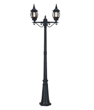 Светильник садово-парковый 2х100W 6 граней ч/з 6214 столб