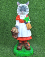 Фигура Зайчиха с корзинкой 6145