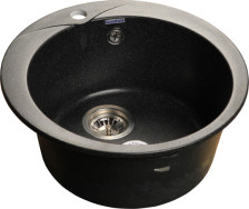 Мойка D480 искусственный камень (308) черный GF-R480