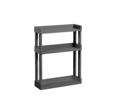 Полка навесная 3 яруса VIKEA 789318 серый