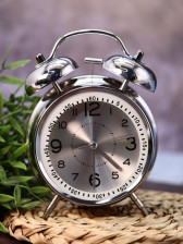 Часы-будильник Wake up clock, grey 860-02