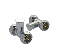 Вентиль прямой для полотенцесушителя SMART 1"х1" г/г (маховик колпак) 8830SCH1010