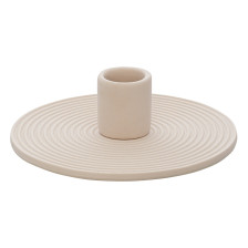 Подсвечник Essential каменная керамика, бежевый