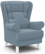 Кресло для отдыха Комфорт-2 Catania Dusty Blue, венге (кат3)