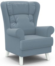 Кресло для отдыха Комфорт-2 Catania Dusty Blue, венге (кат3)