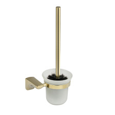 Ерш для унитаза в стакане TITAN 77162-G золото