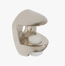 Полкодержатель для стекла 5-6мм FA10 NI никель