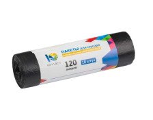 Мешки для мусора 120л 10шт Универсальные Сверхпрочные 16мкм  Юпласт
