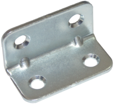 Уголок мебельный 22х22х40х2 мм цинк