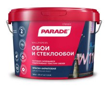 Краска акриловая для обоев база А W110 (2,5л) Parade