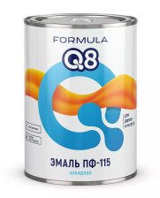 Эмаль ПФ-115 желтая (0,8кг) Formula Q8