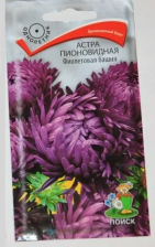 Семена Астра пионовидная Фиолетовая башня (Поиск)