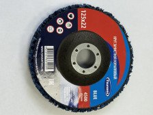 Круг зачистной КОРАЛЛ 125х22 TSUNAMI СИНИЙ