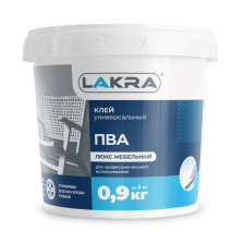 Клей ПВА Лакра Мебельный Люкс 0,9кг