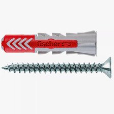 Дюбель+шуруп 6х50 S универсал Fisher Duopower высокотехнологичный с увел глубиной анкеровки нейлон