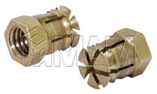 Футорка металлическая с распорным шариком BU12(82-02)