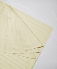 Простынь страйп-сатин 150х230 см шампань Mariya DeLuxe