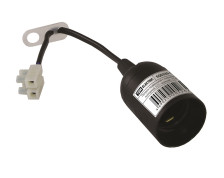 Патрон Е27 подвесной с клеммн колодкой черный TDM SQ0335-0021