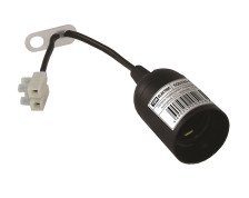 Патрон Е27 подвесной с клеммн колодкой черный TDM SQ0335-0021