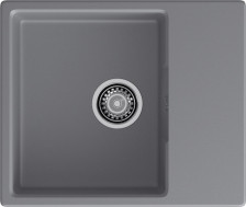 Мойка 580х490 искусственный камень темно-серый GF-UR-658L
