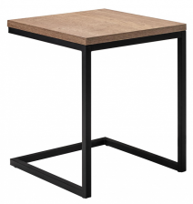 Стол журнальный Loft №1 420х420х520мм/табак Столешница H1181ST37 Дуб галифакс табак