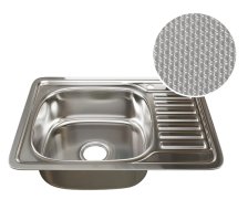 Мойка врезная 65х50 (0,8) h=180 П ДЕКОР Mixline