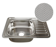 Мойка врезная 65х50 (0,8) h=180 П ДЕКОР Mixline