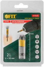 Бита PZ1х50мм Профи, 2 шт FIT 57514
