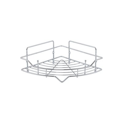 Полка MILARDO Grid 1-ярусная угловая GRICC1CM44 сталь/никель-хром