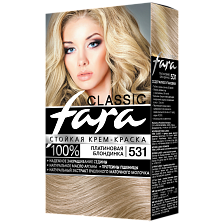 Краска для волос FARA NEW 531 Платиновый блондин