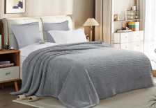 Плед 180х200 велсофт в чемодане Cleo Gammi 180/015-GAM