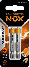 Бита PH 2x50 с магнитной насадкой 2шт NOX MAGNEO 334520-2