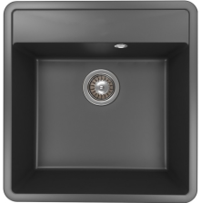 Мойка 440х510 искусственный камень Пьемонт антрацит