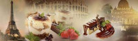 Фартук кухонный (0,6x2,6) Душевная кухня-54 Десерт (АБС)